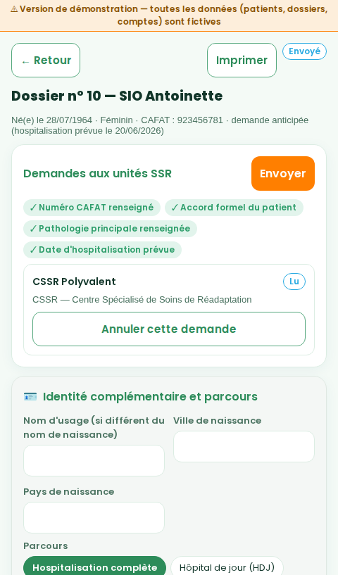 Suivi du parcours