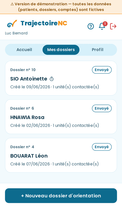 Vos dossiers d'orientation